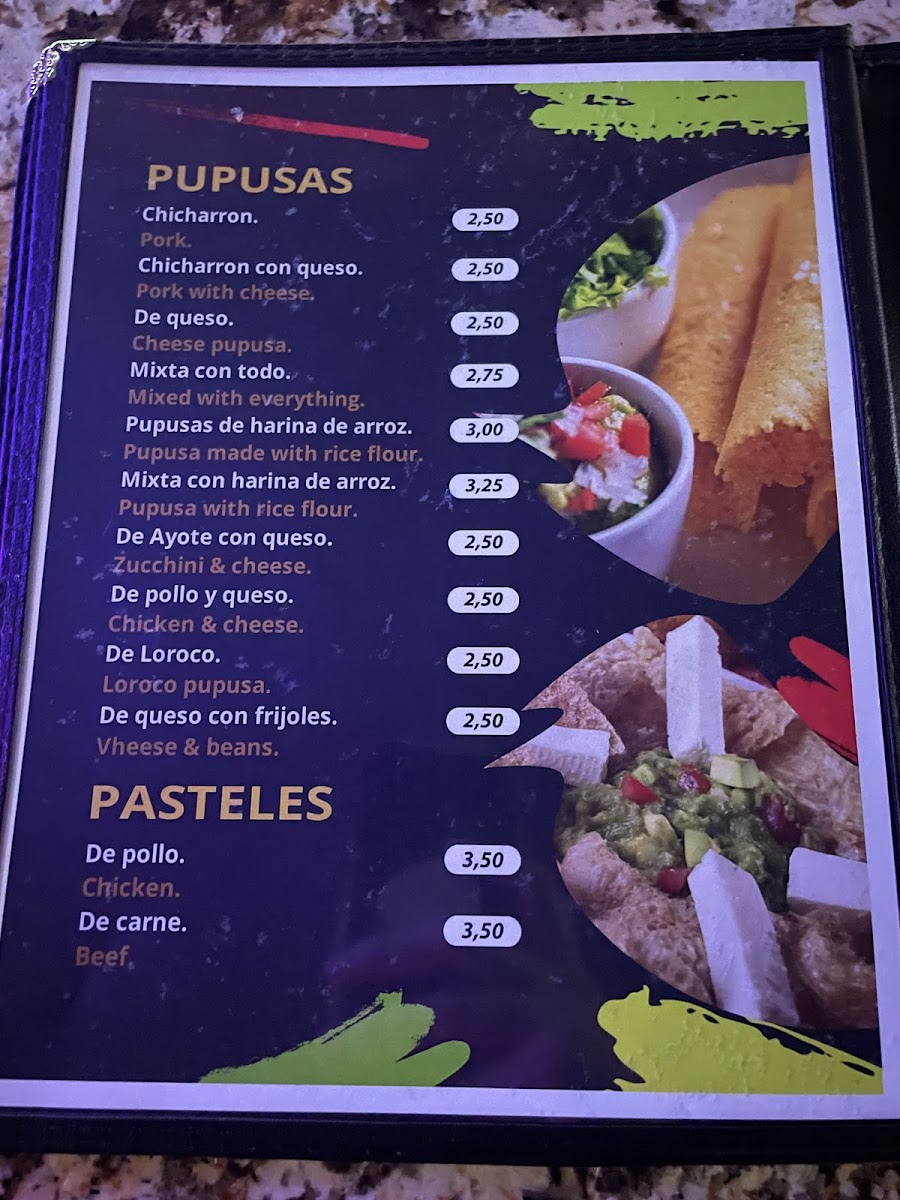 Irene's Pupusas Menu - Image 4